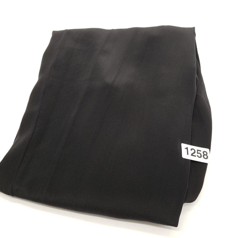 Twelfth Street Cynthia Vincent Jumpsuit Womens Medium Black Silk Leather Straps - Picture 10 of 10